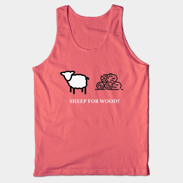 Sheep for Wood? Tank Top by Glimpse of Gold